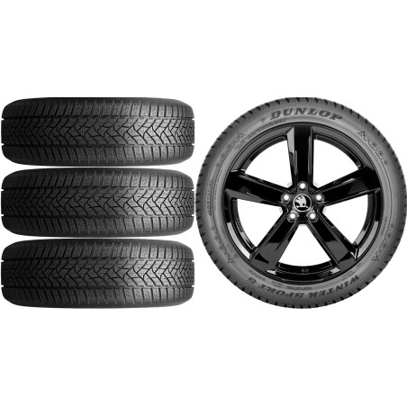 NOWE KOŁA ZIMA Skoda Octavia 4 (NX) Dunlop 225/45R18*7