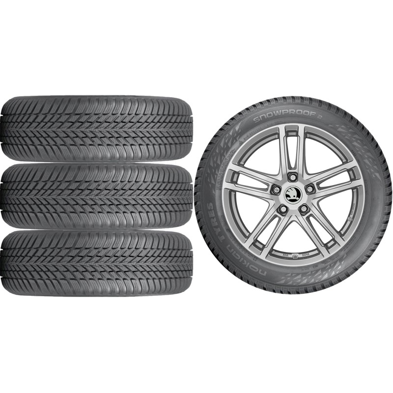 NOWE KOŁA ZIMA SKODA KamiQ (NW) Nokian 205/60R16*6 NOWE KOŁA ZIMA SKODA KamiQ (NW) Nokian 205/60R16*6