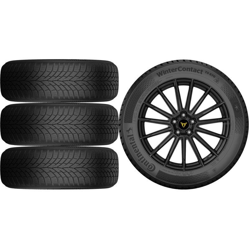 NOWE KOŁA ZIMA Cupra Leon SP Continental 225/40R18*13 NOWE KOŁA ZIMA Cupra Leon SP Continental 225/40R18*13