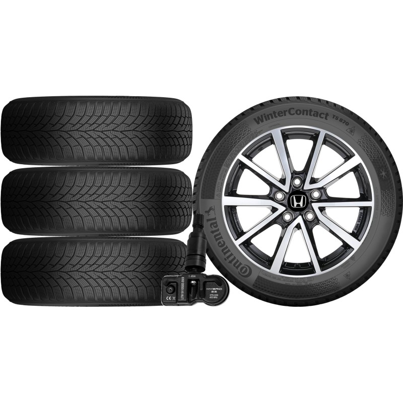 NOWE KOŁA ZIMA HONDA CIVIC FE Continental 215/50R17+TPMS*7 NOWE KOŁA ZIMA HONDA CIVIC FE Continental 215/50R17+TPMS*7