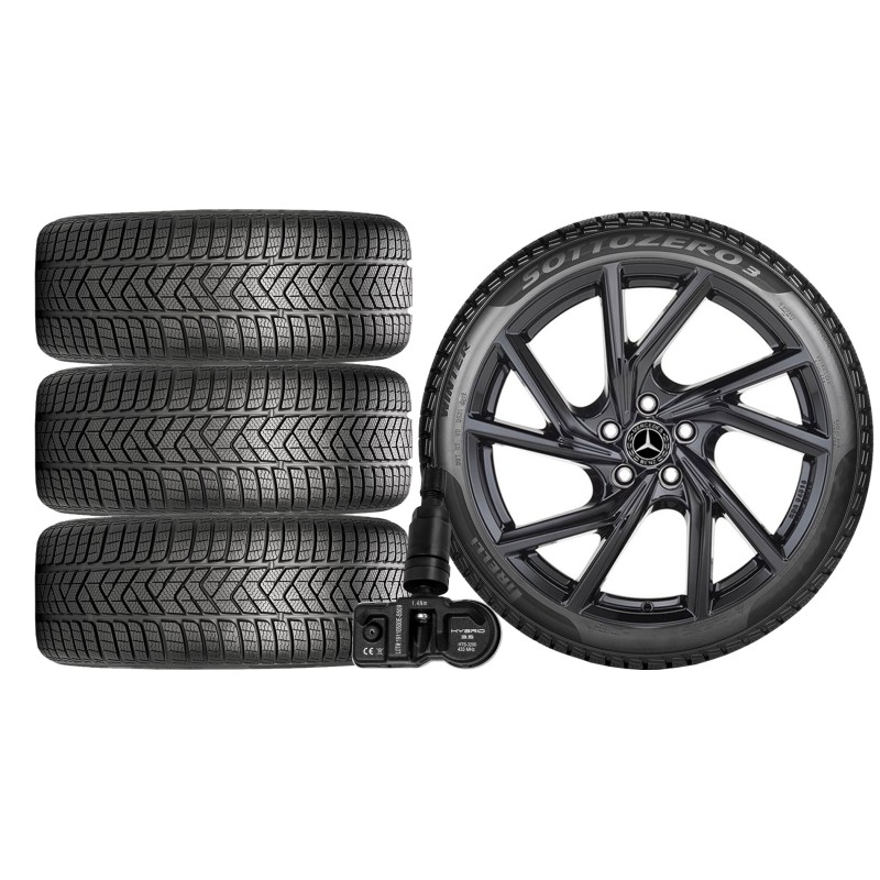 NOWE KOŁA ZIMA Mercedes B-Klasa W247 F2B Pirelli 225/40R19+TPMS*11 NOWE KOŁA ZIMA Mercedes B-Klasa W247 F2B Pirelli 225/40R19+TPMS*11