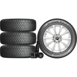 NOWE KOŁA ZIMA BMW SERIA 5 G30 G31 Bridgestone 245/45R18+TPMS