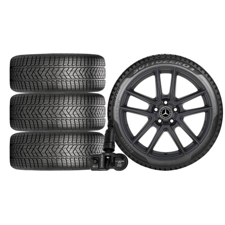 NOWE KOŁA ZIMA Mercedes C-Klasa W206 R2CW Pirelli 225/50R17+TPMS*40