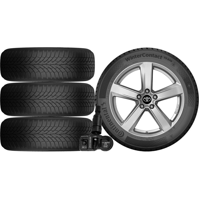 NOWE KOŁA ZIMA TOYOTA C-HR AX1T Continental 215/60R17+TPMS*7 NOWE KOŁA ZIMA TOYOTA C-HR AX1T Continental 215/60R17+TPMS*7