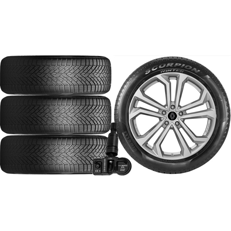NOWE KOŁA ZIMA Renault Austral Pirelli 215/65R17+TPMS*3 NOWE KOŁA ZIMA Renault Austral Pirelli 215/65R17+TPMS*3