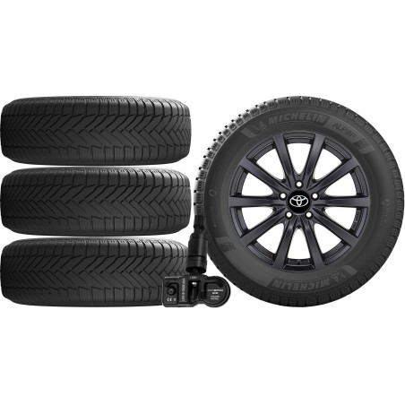 NOWE KOŁA ZIMA TOYOTA C-HR AX1T Michelin 215/60R17+TPMS*9