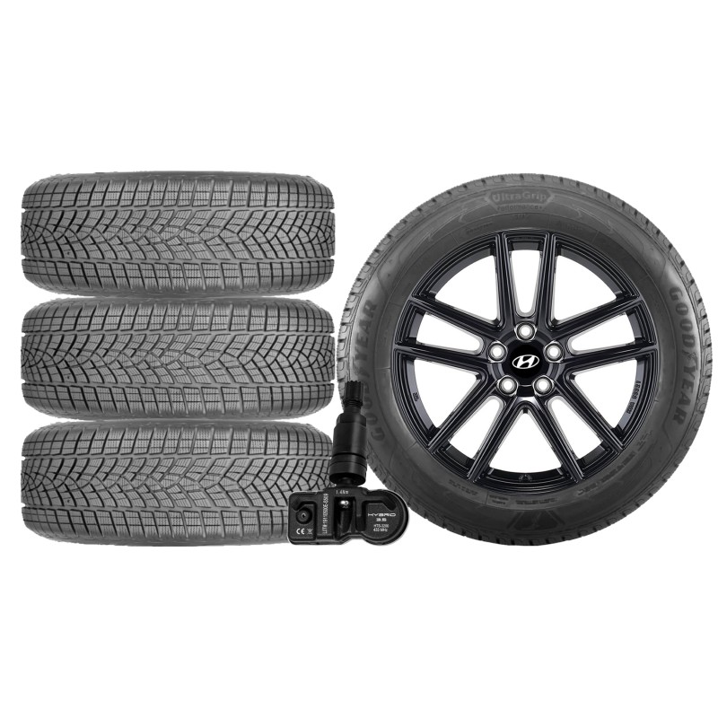 NOWE KOŁA ZIMA HYUNDAI TUCSON Goodyear 225/55R18+TPMS*7 NOWE KOŁA ZIMA HYUNDAI TUCSON Goodyear 225/55R18+TPMS*7