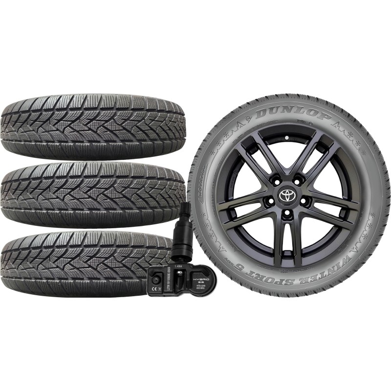 NOWE KOŁA ZIMA TOYOTA RAV 4 XA5 Dunlop 235/55R19+TPMS*4 NOWE KOŁA ZIMA TOYOTA RAV 4 XA5 Dunlop 235/55R19+TPMS*4