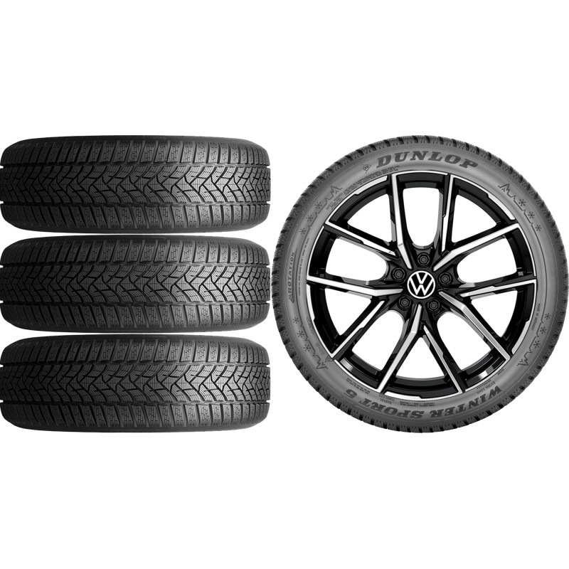 NOWE KOŁA ZIMA VW Passat B8 3C Dunlop 235/45R18*6 NOWE KOŁA ZIMA VW Passat B8 3C Dunlop 235/45R18*6