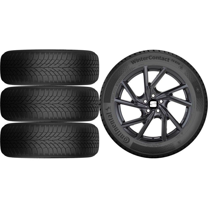 NOWE KOŁA ZIMA Seat Tarraco Continental 235/50R19*4 NOWE KOŁA ZIMA Seat Tarraco Continental 235/50R19*4