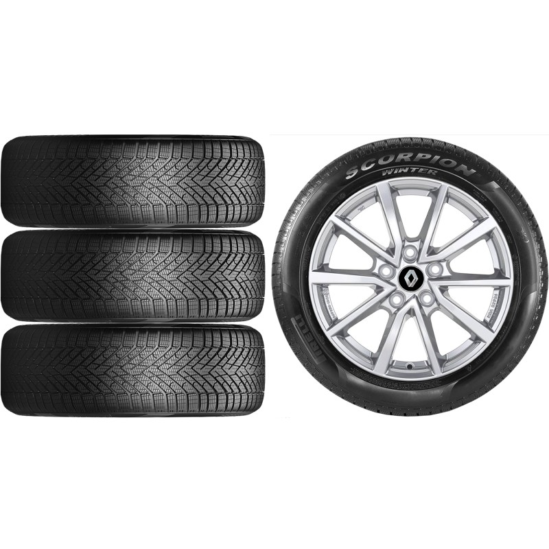 NOWE KOŁA ZIMA Renault Captur Pirelli 215/60R17*3 NOWE KOŁA ZIMA Renault Captur Pirelli 215/60R17*3