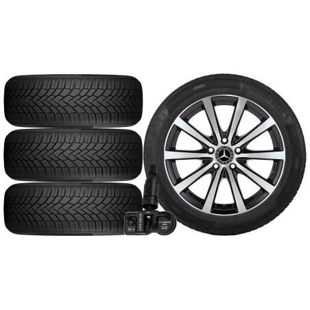 NOWE KOŁA ZIMA Mercedes E-Klasa W213 Continental 225/55R17+TPMS*22