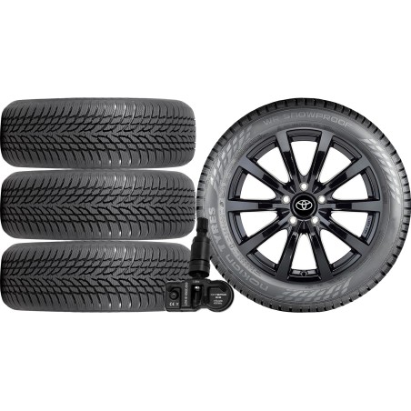 NOWE KOŁA ZIMA TOYOTA COROLLA Cross XG1TJ Nokian 225/50R18+TPMS*8