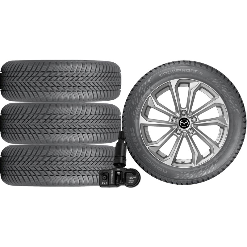 NOWE KOŁA ZIMA Mazda CX-3 (DJ1) Nokian 215/60R16+TPMS*9 NOWE KOŁA ZIMA Mazda CX-3 (DJ1) Nokian 215/60R16+TPMS*9