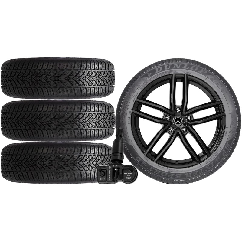 NOWE KOŁA ZIMA Mercedes E-Klasa W213 Dunlop 225/55R17+TPMS*1 NOWE KOŁA ZIMA Mercedes E-Klasa W213 Dunlop 225/55R17+TPMS*1