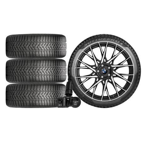 NOWE KOŁA ZIMA BMW 3 TOURING G21 G3K Pirelli 225/45R18+TPMS*2