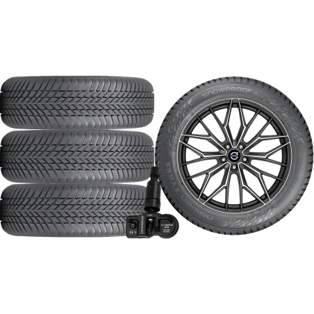 NOWE KOŁA ZIMA Volvo XC90 2 II GEN (L) Nokian 235/55R19+TPMS*27