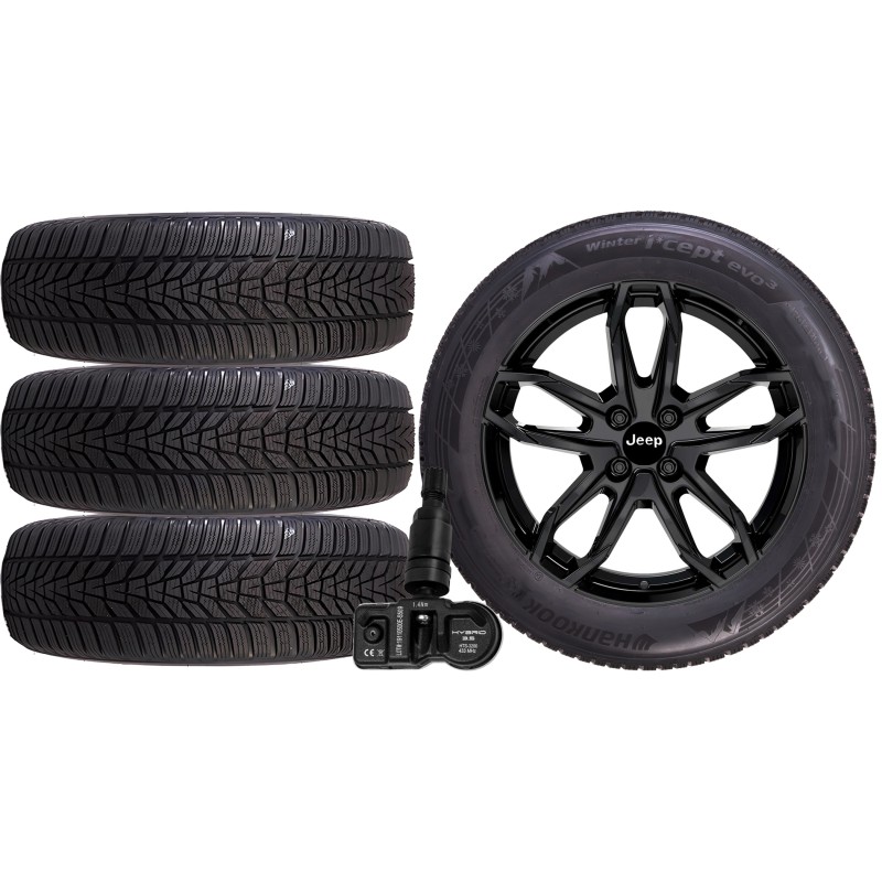 NOWE KOŁA ZIMA Jeep AVENGER FH1 Hankook 215/60R17+TPMS*4 NOWE KOŁA ZIMA Jeep AVENGER FH1 Hankook 215/60R17+TPMS*4