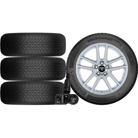 NOWE KOŁA ZIMA TOYOTA C-HR AX1T Continental 215/60R17+TPMS*16