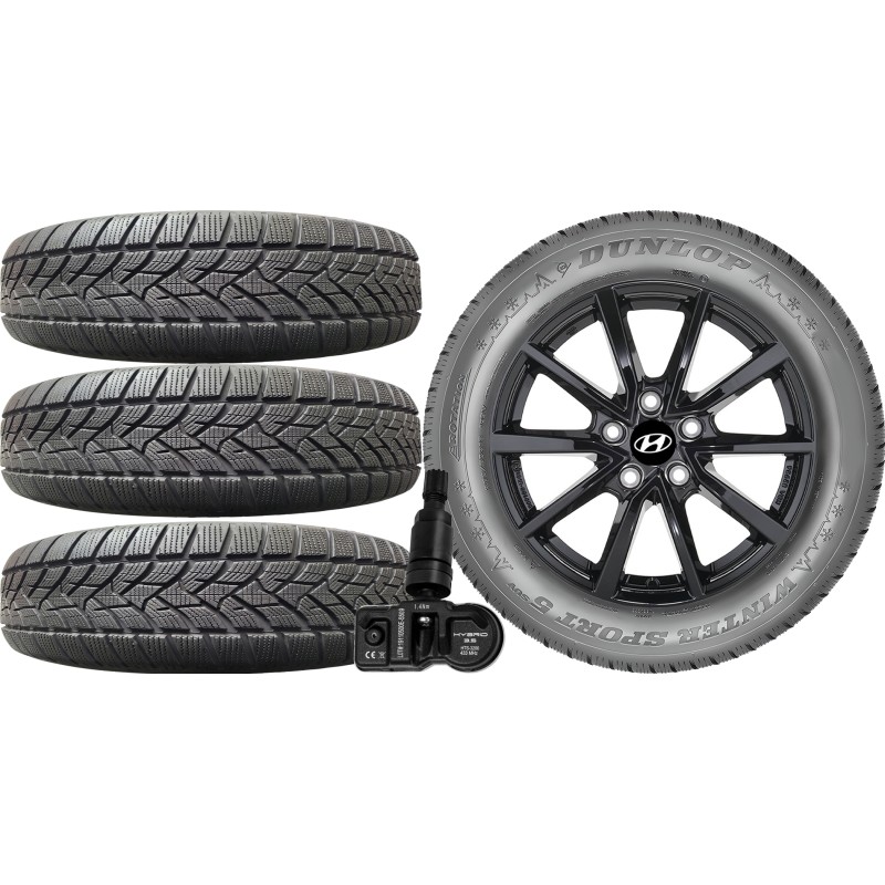 NOWE KOŁA ZIMA HYUNDAI TUCSON Dunlop 225/60R17+TPMS*19