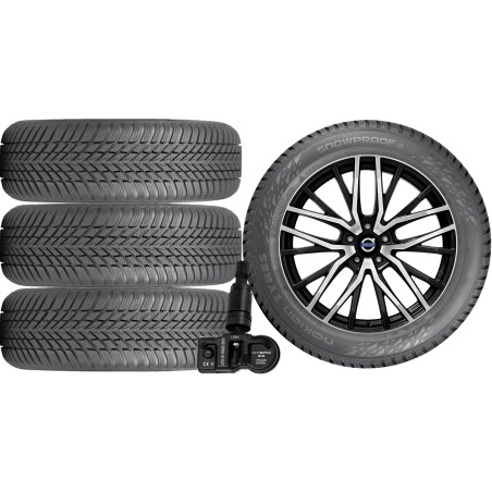NOWE KOŁA ZIMA Volvo XC90 2 II GEN (L) Nokian 235/55R19+TPMS*25