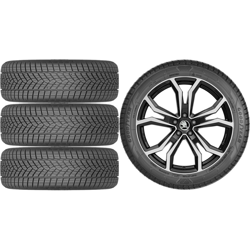NOWE KOŁA ZIMA Skoda KodiaQ Goodyear 235/50R19*2 NOWE KOŁA ZIMA Skoda KodiaQ Goodyear 235/50R19*2