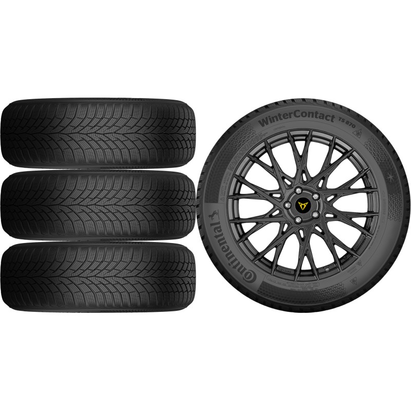 NOWE KOŁA ZIMA Cupra Leon SP Continental 225/40R18*12 NOWE KOŁA ZIMA Cupra Leon SP Continental 225/40R18*12