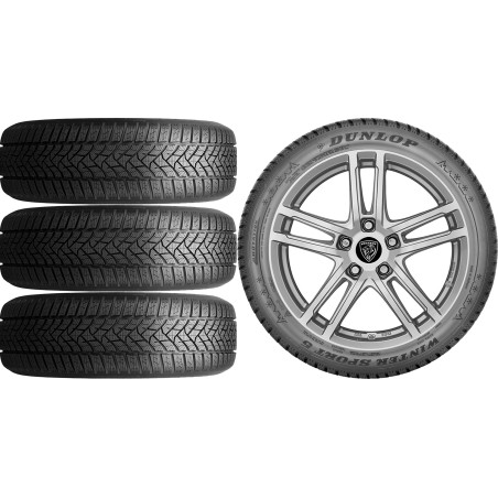 NOWE KOŁA ZIMA Peugeot 408 (F) Dunlop 215/65R17*4
