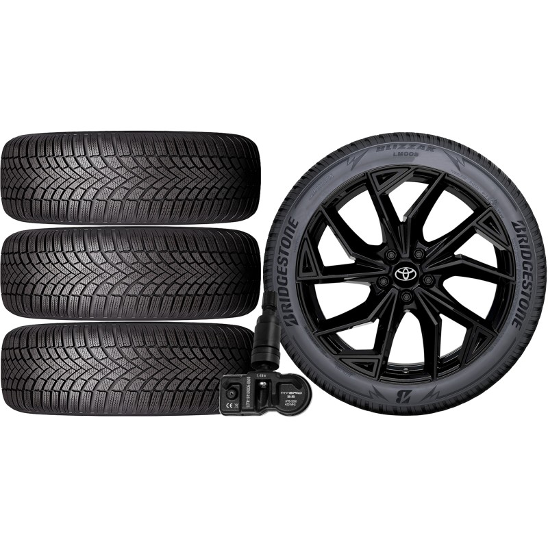 NOWE KOŁA ZIMA TOYOTA COROLLA XII 12 ZE1HE Bridgestone 225/40R18+TPMS*15 NOWE KOŁA ZIMA TOYOTA COROLLA XII 12 ZE1HE Bridgestone 225/40R18+TPMS*15
