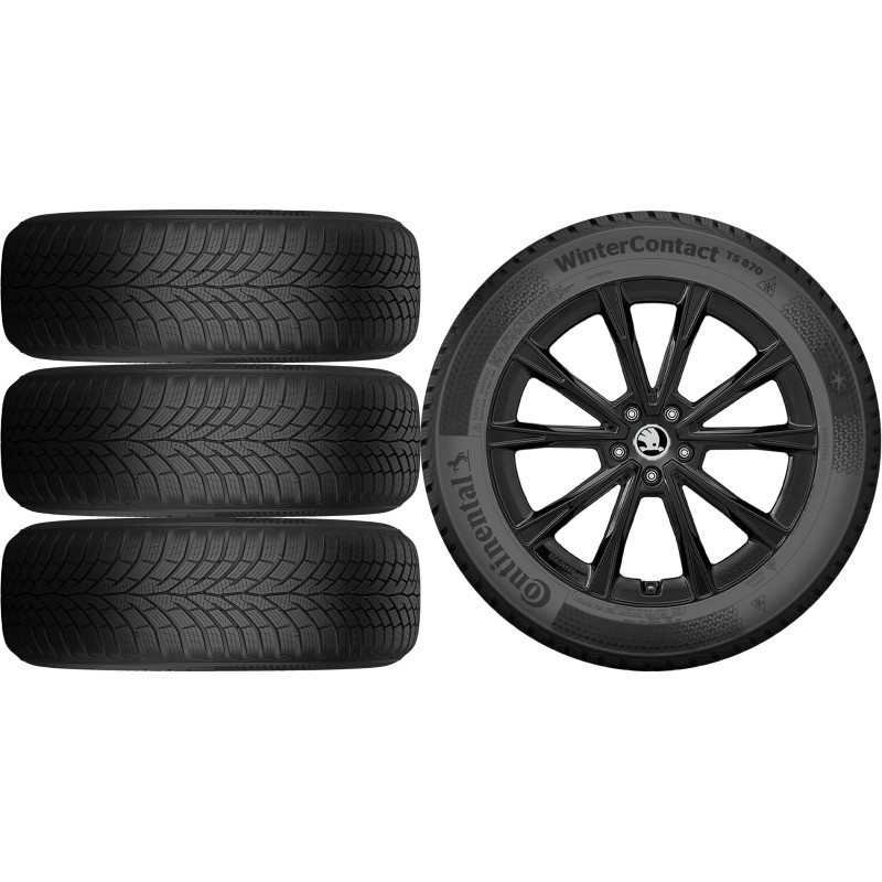 NOWE KOŁA ZIMA SKODA KODIAQ PS Continental 235/50R19 NOWE KOŁA ZIMA SKODA KODIAQ PS Continental 235/50R19