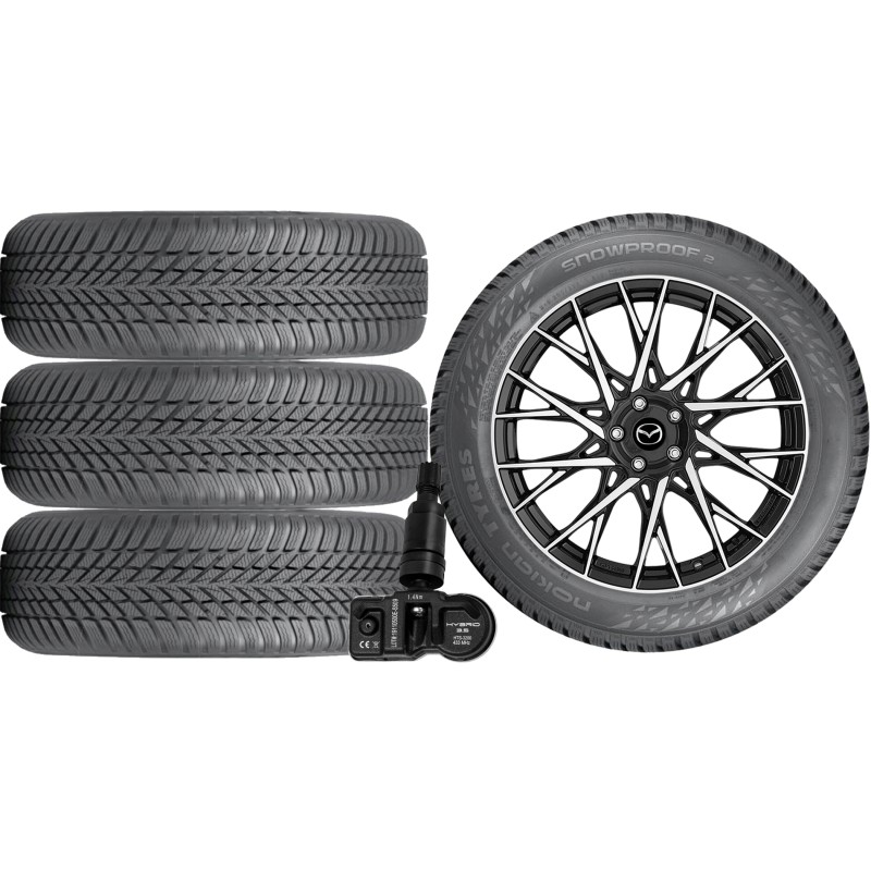 NOWE KOŁA ZIMA Mazda CX-60 Nokian 235/55R19+TPMS*2 NOWE KOŁA ZIMA Mazda CX-60 Nokian 235/55R19+TPMS*2