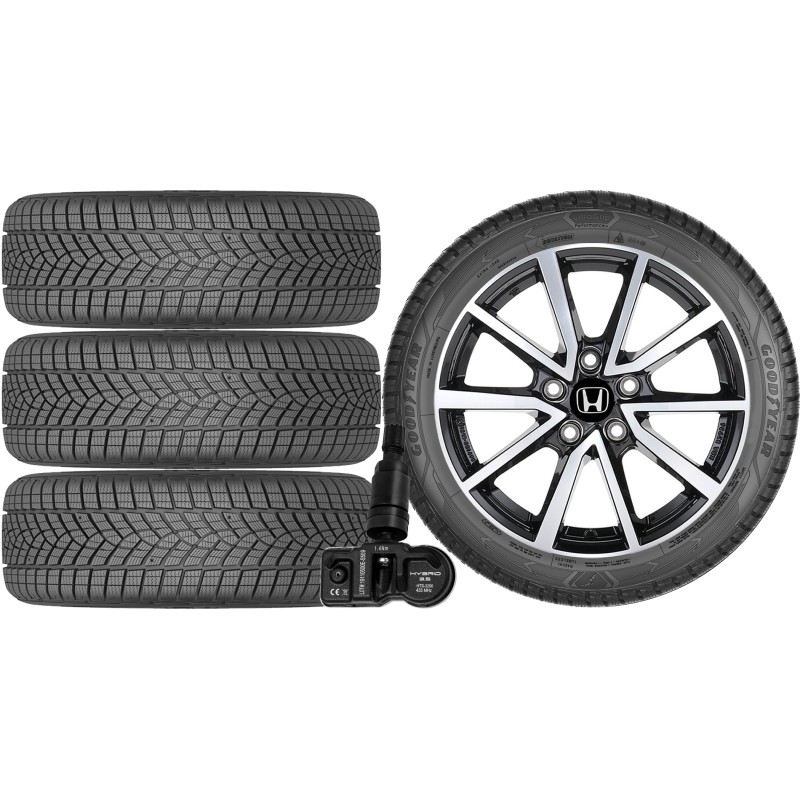 NOWE KOŁA ZIMA HONDA CIVIC FE Goodyear 215/50R17+TPMS*7 NOWE KOŁA ZIMA HONDA CIVIC FE Goodyear 215/50R17+TPMS*7