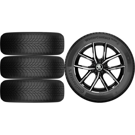 NOWE KOŁA ZIMA Skoda SuperB (3T) Continental 235/45R18*6