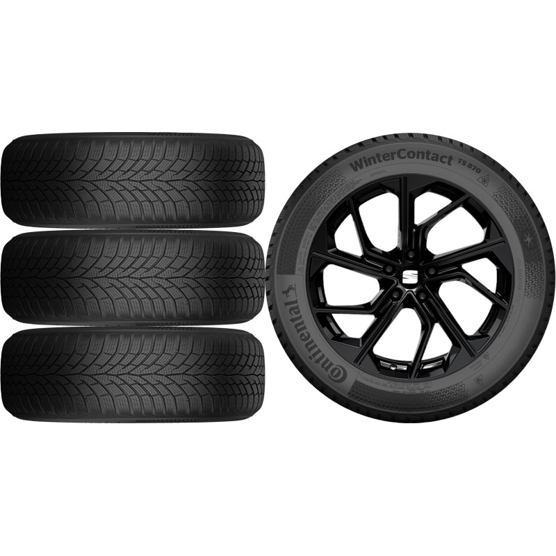 NOWE KOŁA ZIMA Seat Tarraco (KN) Continental 255/45R19*19 NOWE KOŁA ZIMA Seat Tarraco (KN) Continental 255/45R19*19