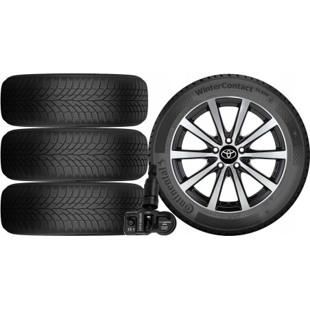 NOWE KOŁA ZIMA TOYOTA COROLLA XII 12 ZE1HE Continental 225/45R17+TPMS*26