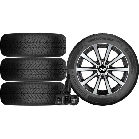 NOWE KOŁA ZIMA Hyundai i30 (PDE) Continental 225/45R17+TPMS*8