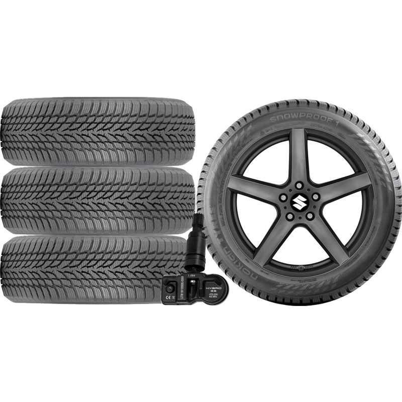 NOWE KOŁA ZIMA SUZUKI SX4 / S-Cross Nokian 215/55R17+TPMS*11 NOWE KOŁA ZIMA SUZUKI SX4 / S-Cross Nokian 215/55R17+TPMS*11