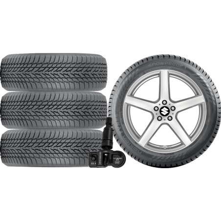 NOWE KOŁA ZIMA SUZUKI SX4 / S-Cross Nokian 215/55R17+TPMS*9