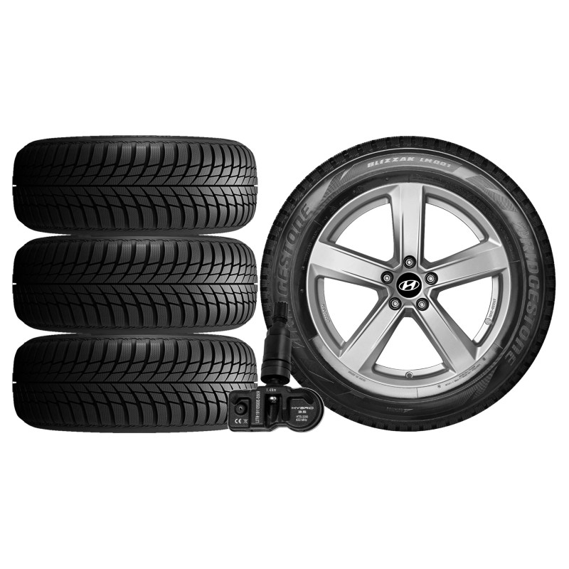 NOWE KOŁA ZIMA Hyundai i30 (PDE) Bridgestone 205/55R16+TPMS*13