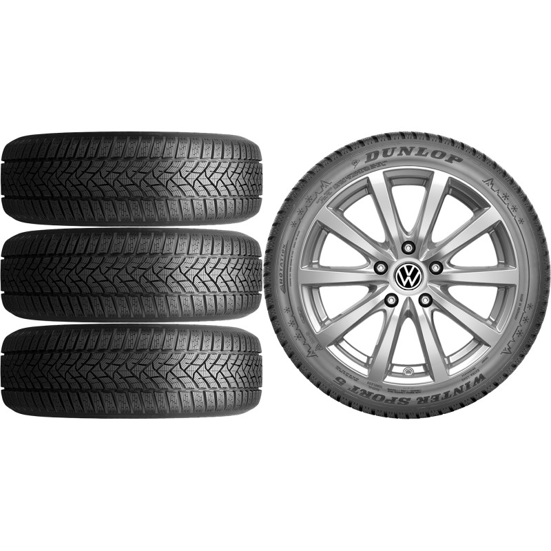 NOWE KOŁA ZIMA VW Tiguan Dunlop 215/65R17 NOWE KOŁA ZIMA VW Tiguan Dunlop 215/65R17