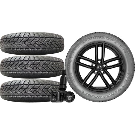 NOWE KOŁA ZIMA HYUNDAI TUCSON Dunlop 225/60R17+TPMS*9