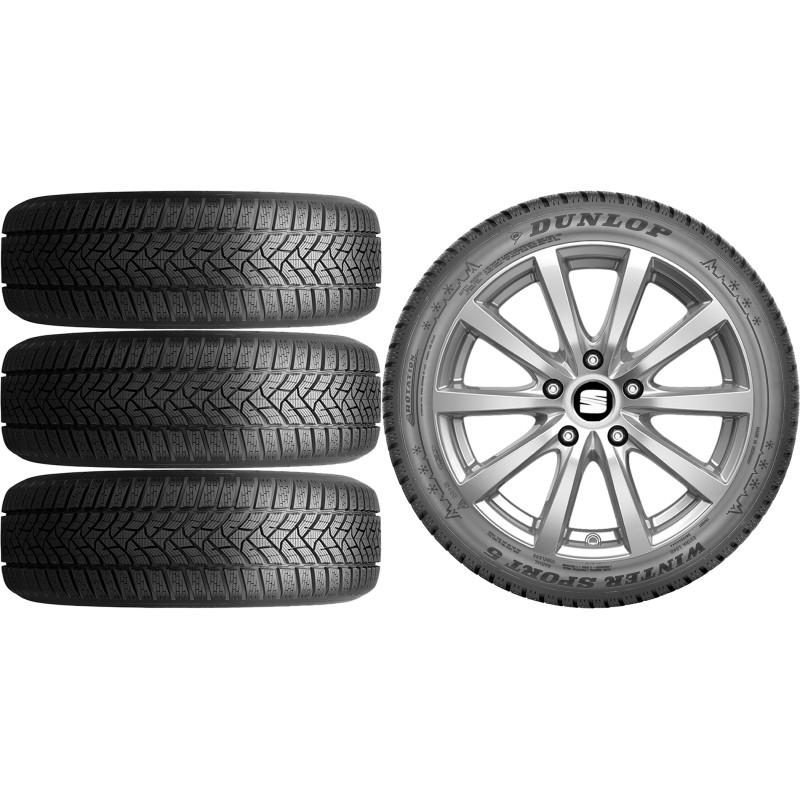 NOWE KOŁA ZIMA Seat Leon Dunlop 225/45R17*33 NOWE KOŁA ZIMA Seat Leon Dunlop 225/45R17*33