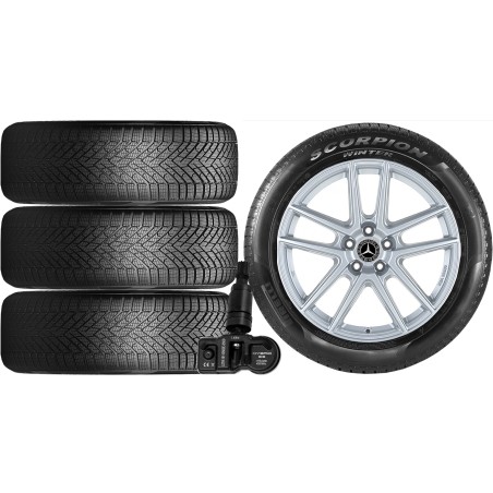 NOWE KOŁA ZIMA MERCEDES GLC W253 Pirelli 235/60R18+TPMS*13