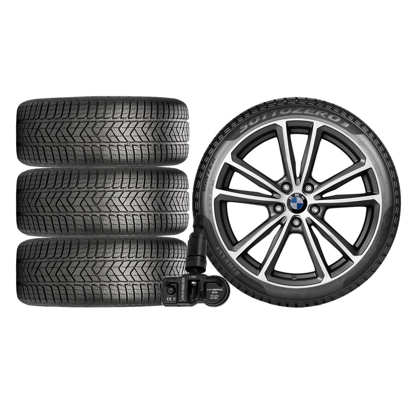NOWE KOŁA ZIMA BMW 3 G20 G3L Pirelli 225/45R18+TPMS*13 NOWE KOŁA ZIMA BMW 3 G20 G3L Pirelli 225/45R18+TPMS*13