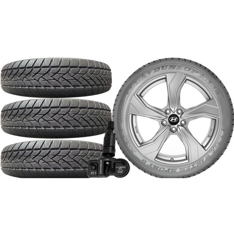 NOWE KOŁA ZIMA HYUNDAI Tucson (NX4e) Dunlop 235/50R19+TPMS*3 NOWE KOŁA ZIMA HYUNDAI Tucson (NX4e) Dunlop 235/50R19+TPMS*3