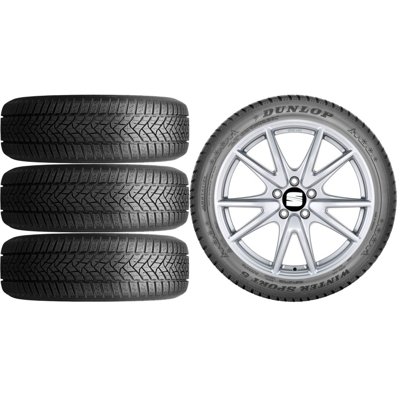 NOWE KOŁA ZIMA Seat Leon Dunlop 225/40R18*22 NOWE KOŁA ZIMA Seat Leon Dunlop 225/40R18*22