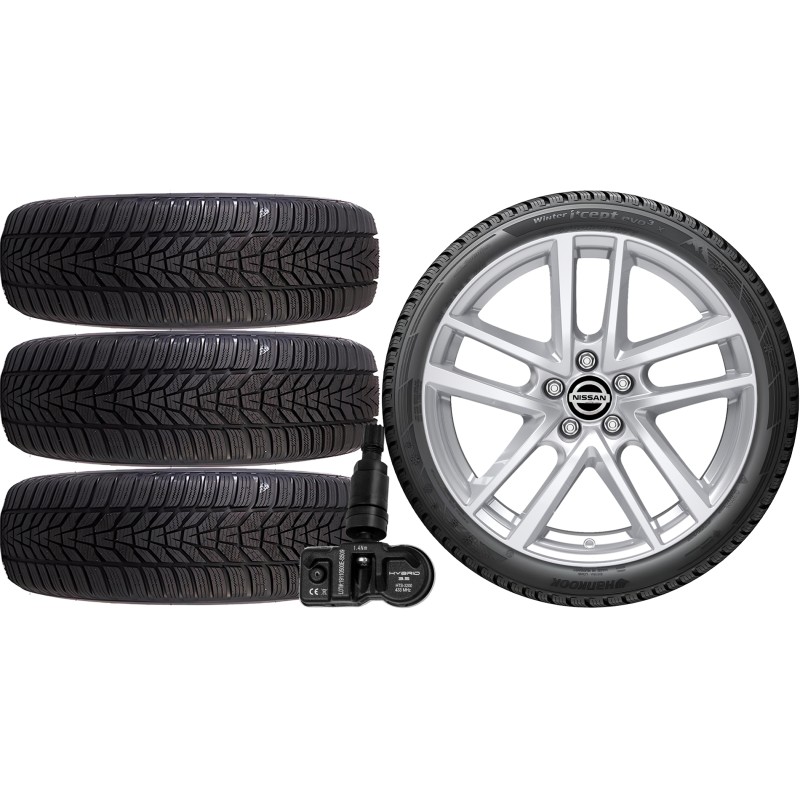 NOWE KOŁA ZIMA Nissan QASHQAI (J12) Hankook 215/65R17+TPMS*21