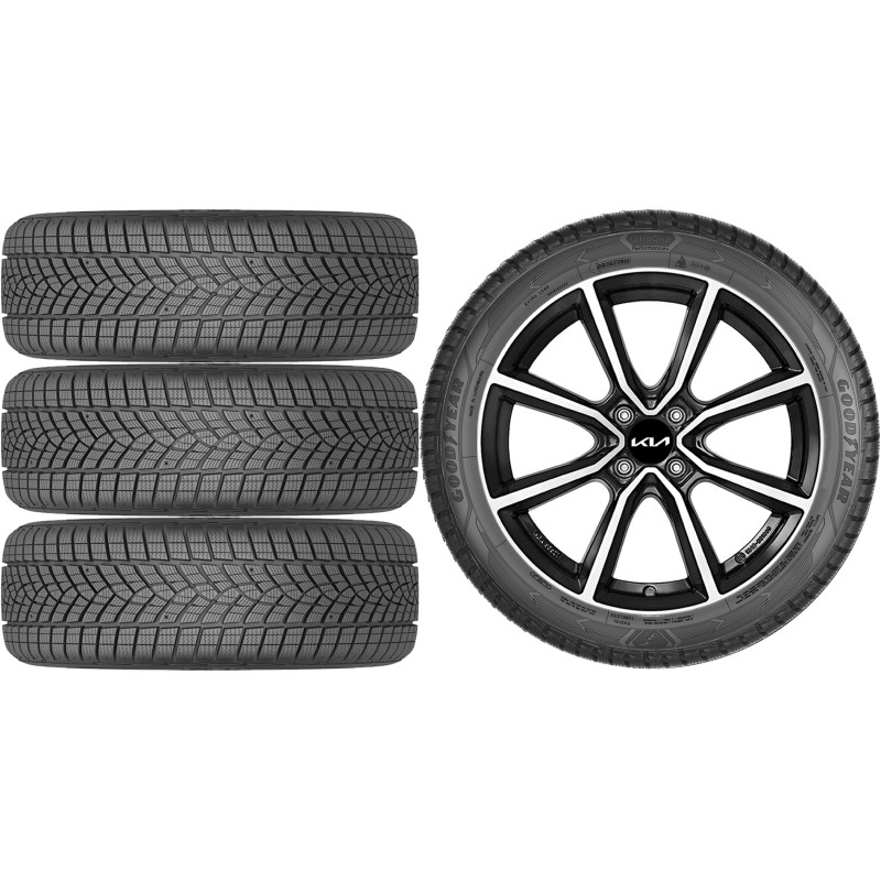 NOWE KOŁA ZIMA Kia Stonic Goodyear 205/55R17 NOWE KOŁA ZIMA Kia Stonic Goodyear 205/55R17