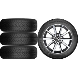 NOWE KOŁA ZIMA VW GOLF 8 VIII Continental 205/50R17*7