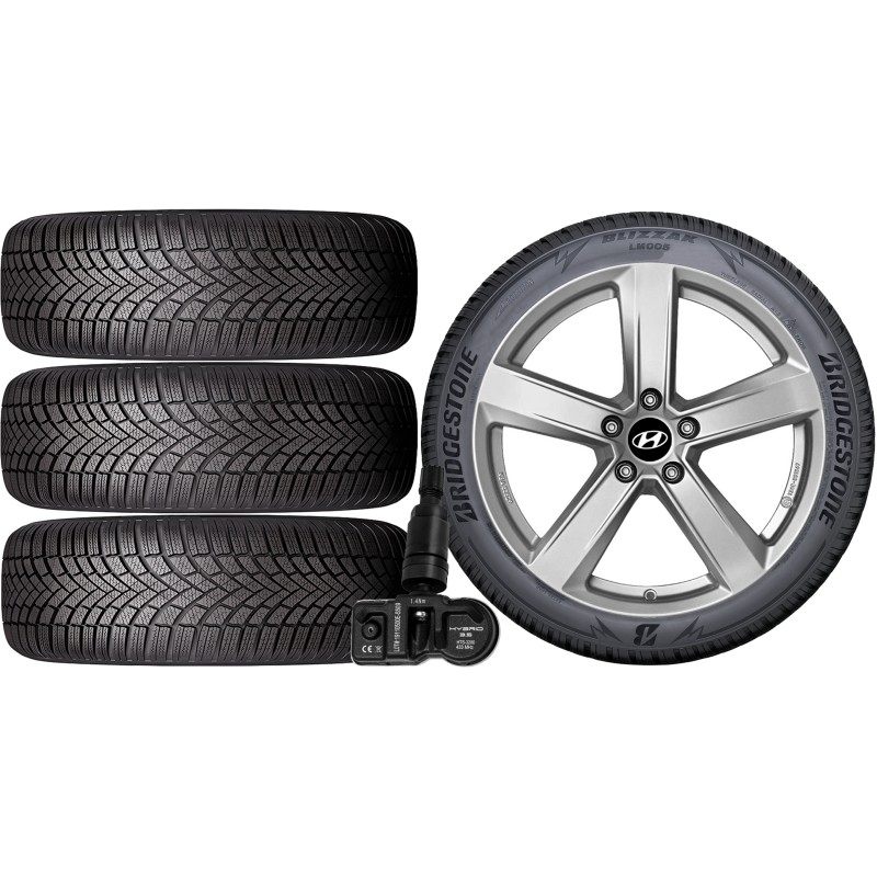 NOWE KOŁA ZIMA Hyundai i30 (PDE) Bridgestone 205/55R16+TPMS*6 NOWE KOŁA ZIMA Hyundai i30 (PDE) Bridgestone 205/55R16+TPMS*6